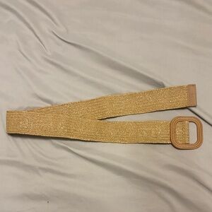 Elegant Gold Woven Belt